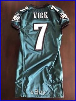 Michael Vick Philadelphia Eagles Game Issued Jersey sz 44 + 2- Super Bowl Champs