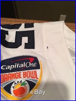Michigan Game Worn Orange Bowl Jersey Used Issued Jordan Jumpman Nike Football