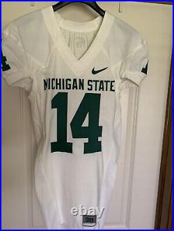Michigan State Spartans Authentic Game Issued Used Jersey sz 38