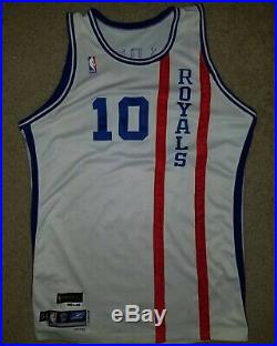 Mike Bibby Sacramento Kings Royals Classic Game Worn Issued Pro Cut Jersey 2003