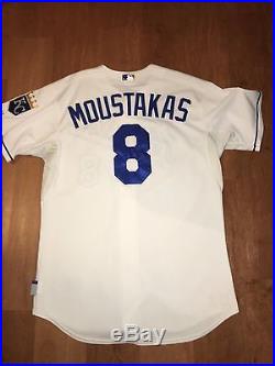 Mike Moustakas Game Used 2015 Jersey Royals Playoff Issued Mlb Coa World Series