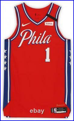 Mike Scott Philadelphia 76ers Player-Issued #1 Red Jersey 2019-20 Season