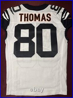 Mike Thomas Cincinnati Bengals NFL Team Issued White Alt Jersey (Southern Miss)