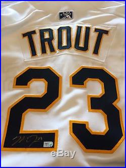 Mike Trout Game Issued Jersey Autographed! MLB CERTIFICATION