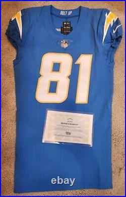 Mike Williams Chargers Team Issued Jersey. LOA From Team