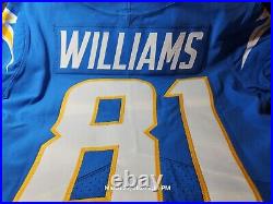 Mike Williams Chargers Team Issued Jersey. LOA From Team
