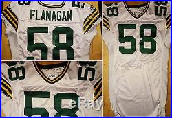 Mike flanagan Green Bay Packers game used/issued jersey worn size 50 #58 retro