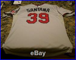Minnesota Twins 2015 Danny Santana game used issued road jersey mlb authentic