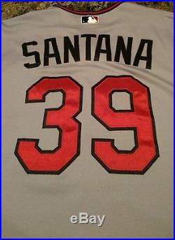 Minnesota Twins 2015 Danny Santana game used issued road jersey mlb authentic