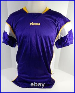 Minnesota Vikings Blank Game Issued Purple Jersey 50 DP20341