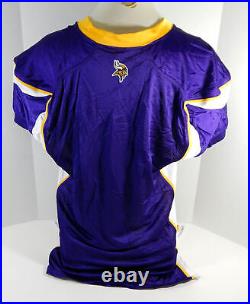 Minnesota Vikings Blank Game Issued Purple Jersey 50 DP20341