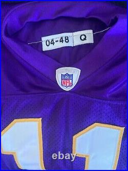 Minnesota Vikings Game issued Daunte Culpepper signed jersey