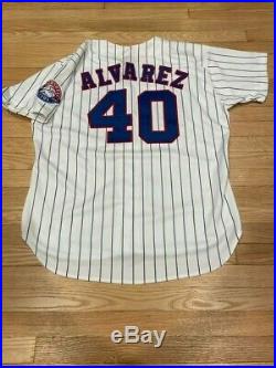 Montreal Expos Game Issued Jersey Alvarez ANNIVERSARY PATCH 1993
