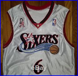 NBA All Star 2002 Allen Iverson Game Issued Jersey 44+4 authentic pro cut Reebok