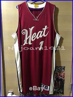 NBA Chris Bosh Miami Heat Xmas Game Authentic Pro Cut Team Issued Jersey