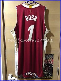 NBA Chris Bosh Miami Heat Xmas Game Authentic Pro Cut Team Issued Jersey