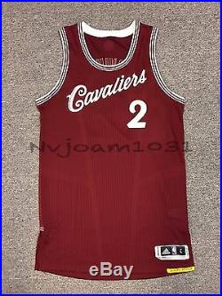 NBA Kyrie Irving Cavaliers Xmas Game Pro Cut Team Issued Authentic Jersey Size L