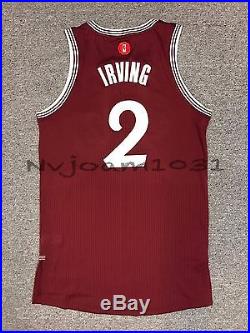 NBA Kyrie Irving Cavaliers Xmas Game Pro Cut Team Issued Authentic Jersey Size L