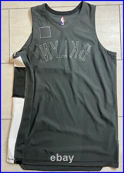 NBA Nike Brooklyn Nets Pro Cut Game Issued Blank Jersey Size 52 +4 Length