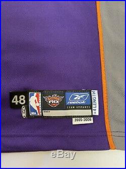 NBA Phoenix Suns Game Team Issued Blank Jersey Reebok 2005-2006 SZ 48 Nash
