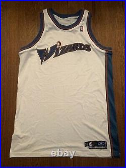 NBA Washington Wizards Game team issued Reebok Jersey 2005/06 Size 50+6 Arenas