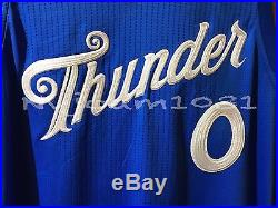 NBA Westbrook Thunder MVP Xmas Game Authentic Pro Cut Team Issued Jersey