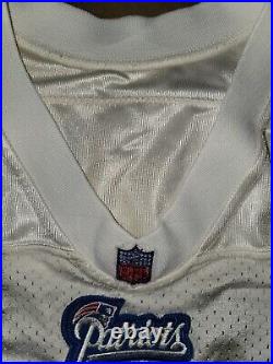 NEW ENGLAND PATRIOTS GAME ISSUED DERRICK CULLORS VTG 90s SZ. 48 STARTER JERSEY
