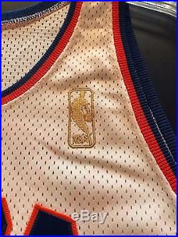 New York Knicks Game Issued Larry Johnson 50th Nba Anniversary Jersey