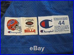 NFL Buffalo Bills Steve Tasker Team Issued Game Jersey 1996 Size 44