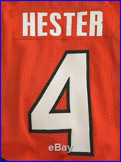 NFL Chicago Bears Devin Hester Game Jersey Miami Hurricanes Team Issued 2004 COA