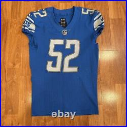 NFL Game Issued Detroit Lions Jersey Natrez Patrick Linebacker Cut 2021 Season