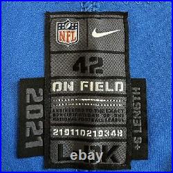 NFL Game Issued Detroit Lions Jersey Natrez Patrick Linebacker Cut 2021 Season