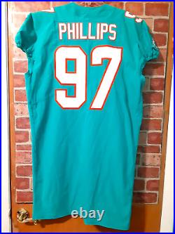 NFL Miami Dolphins Nike 2018 Jordan Phillips #97 Team Issued Game Jersey Size 50