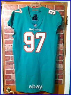 NFL Miami Dolphins Nike 2018 Jordan Phillips #97 Team Issued Game Jersey Size 50