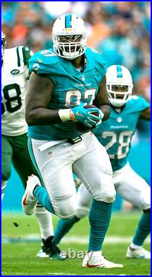 NFL Miami Dolphins Nike 2018 Jordan Phillips #97 Team Issued Game Jersey Size 50