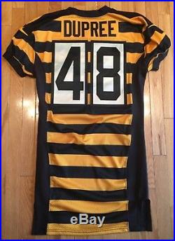 NFL Pittsburgh Steelers BUD DUPREE Bumble Bee Game Issued (not worn) Jersey