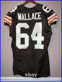 NIKE MARTIN WALLACE CLEVELAND BROWNS TEAM ISSUED GAME USEY JERSEY 44 tailored