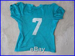 NIKE Miami Dolphins Game Worn Practice Football Jersey NFL Green Team Issued