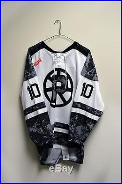 Noel Acciari Providence Bruins Military Game Issued Jersey