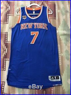 NY Knicks 2016-17 Carmelo Anthony Authentic Game Issued Pro Cut Jersey Rev30 NBA