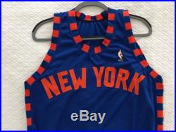 NY Knicks HWC Blank Game Issued Pro Cut Jersey Hardwood Classics 42+2 Marbury