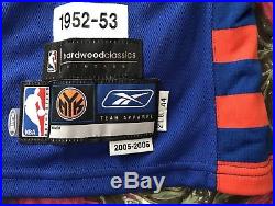 NY Knicks HWC Blank Team Issued Pro Cut Game Jersey Hardwood Classics Marbury 44
