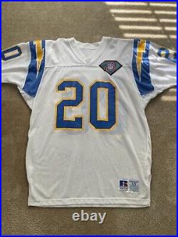 Natrone Means San Diego Chargers game Issued Throwback Jersey. 1994 Superbowl Yr