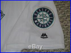 Nelson Cruz size 52 #23 2016 Seattle Mariners game jersey issued Home White MLB