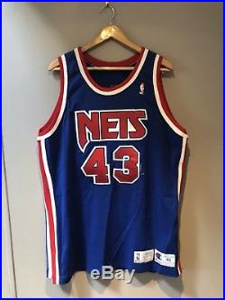 Nets Champion Game Jersey Pro Cut Team Issued