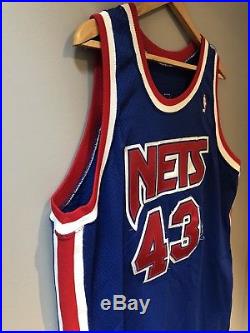 Nets Champion Game Jersey Pro Cut Team Issued