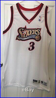 New Allen Iverson 97-98 Philadelphia 76ers Jersey Size 50+4 Game Issued Pro Cut