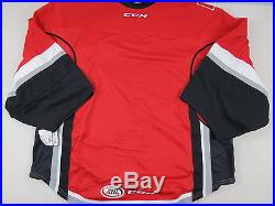 New! CCM Team Issued Abbotsford Heat AHL Pro Stock Hockey Game Jersey Goalie Cut