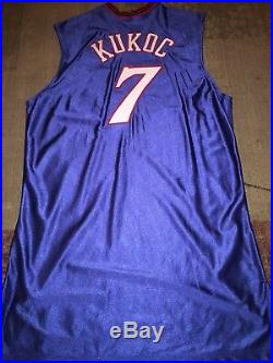 New Champion Game Issued NBA Toni Kukoc Philadelphia 76ers Jersey Sz 50+4 Length