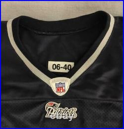 New England Patriots 2006 Reebok Blank Pro-Cut Game Issue Home Jersey Size 40